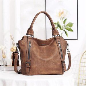 Hobo Bags for Women Vegan Leather Handbags Large Ladies Purse Shoulder Bag